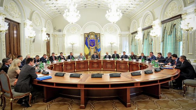 Заседание Совета национальной безопасности и обороны (СНБО) Украины в Киеве. Архивное фото