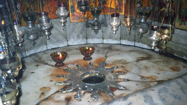 Храм Рождества Христова в городе Вифлеем.  Архивное фото