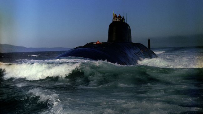 Подводная лодка военно-морского флота. Архивное фото