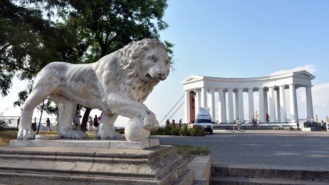 Воронцовская колоннада в Одессе. Архивное фото