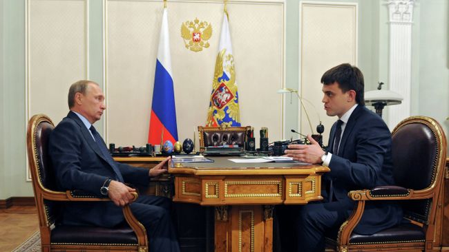 Рабочая встреча В.Путина с М.Котюковым