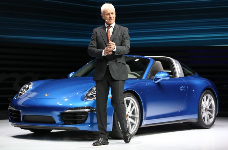 Глава Porsche Маттиас Мюллер Глава Porsche Маттиас Мюллер