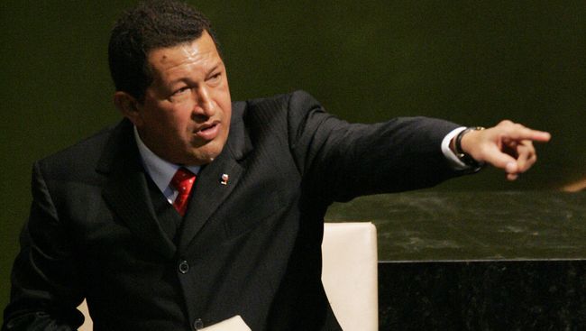 Президент Венесуэлы Уго Чавес, обращается к 61-й сессии Генеральной Ассамблеи ООН Президент Венесуэлы Уго Чавес, обращается к 61-й сессии Генеральной Ассамблеи ООН