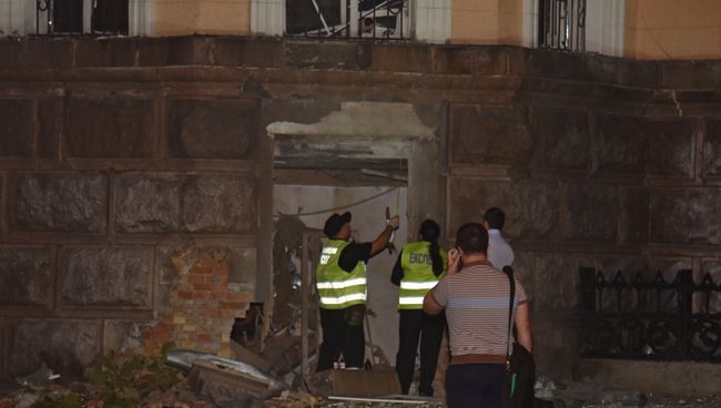 Взрыв прогремел у здания СБУ в центре Одессы Взрыв прогремел у здания СБУ в центре Одессы