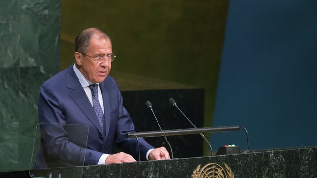 Выступление главы МИД РФ Сергея Лаврова в ООН