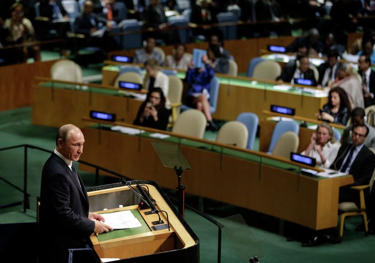 Президент РФ В.Путин принимает участие в 70-й сессии Генеральной Ассамблеи ООН Президент РФ В.Путин принимает участие в 70-й сессии Генеральной Ассамблеи ООН