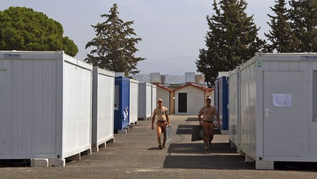 Российские военнослужащие на базе Хмеймим в Сирии. Архивное фото Российские военнослужащие на базе Хмеймим в Сирии. Архивное фото