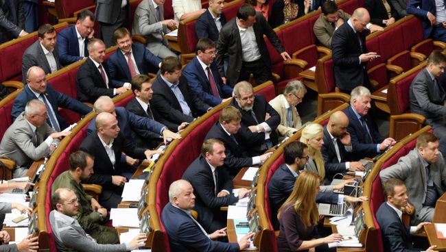 Заседание Верховной Рады Украины. Архивное фото