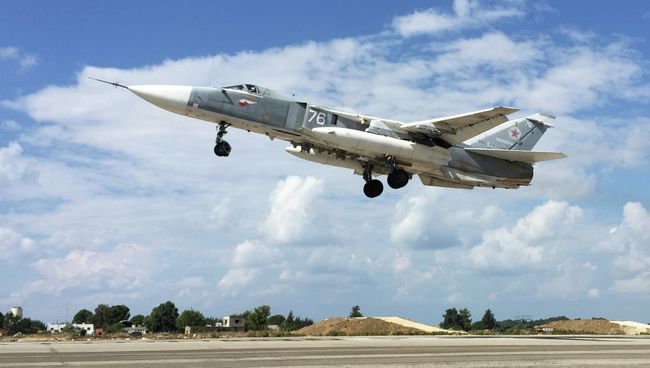 Российская боевая авиация на аэродроме Хмеймим в Сирии. Архивное фото Российская боевая авиация на аэродроме Хмеймим в Сирии. Архивное фото
