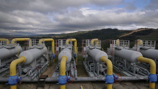 Высокогорная газокомпрессорная станция Воловец в Закарпатской области, Украина. Архивное фото