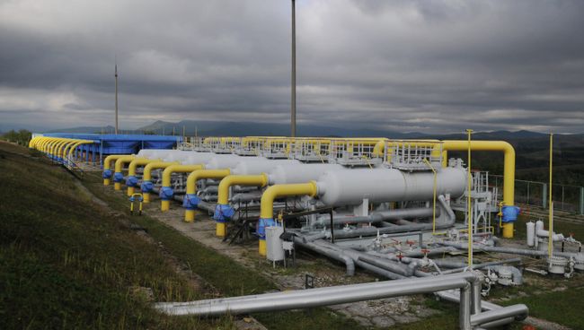 Высокогорная газокомпрессорная станция Воловец в Закарпатской области, Украина. Архивное фото