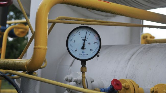 Манометр на объекте высокогорной газокомпрессорной станции Воловец. Архивное фото
