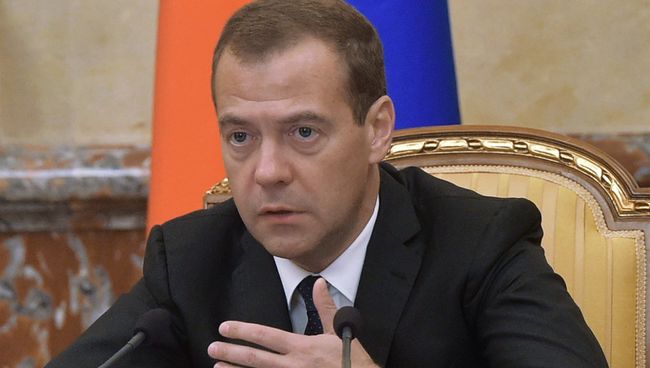 Председатель правительства РФ Дмитрий Медведев. Архивное фото