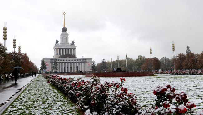 Павильон Центральный на ВДНХ в Москве. Архивное фото