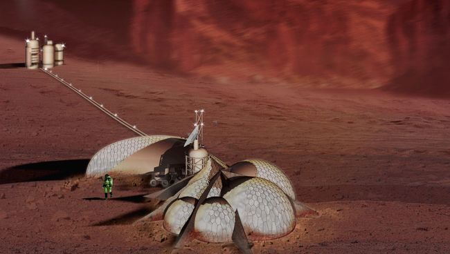 Проект дома на Марсе от команды Mars Terrain Intelligence Collaborative Проект дома на Марсе от команды Mars Terrain Intelligence Collaborative
