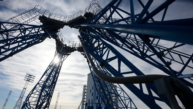 Космодром Восточный в Амурской области. Архивное фото Космодром Восточный в Амурской области. Архивное фото