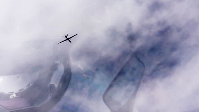 Беспилотник в сирийском воздушном пространстве. Архивное фото Беспилотник в сирийском воздушном пространстве. Архивное фото