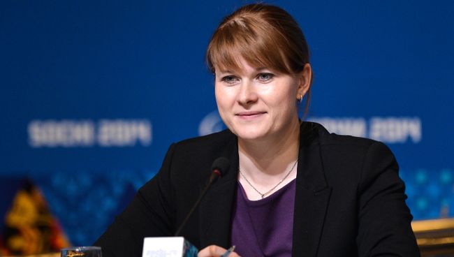 Вице-президент по коммуникациям АНО Оргкомитет Сочи 2014 Александра Костерина. Архив