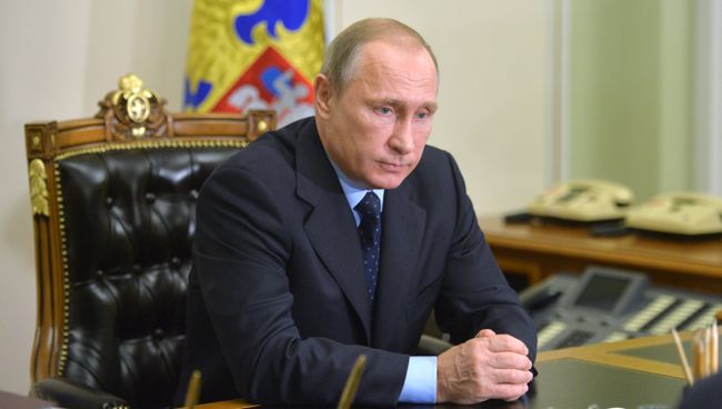 Президент России Владимир Путин. Архивное фото Президент России Владимир Путин. Архивное фото