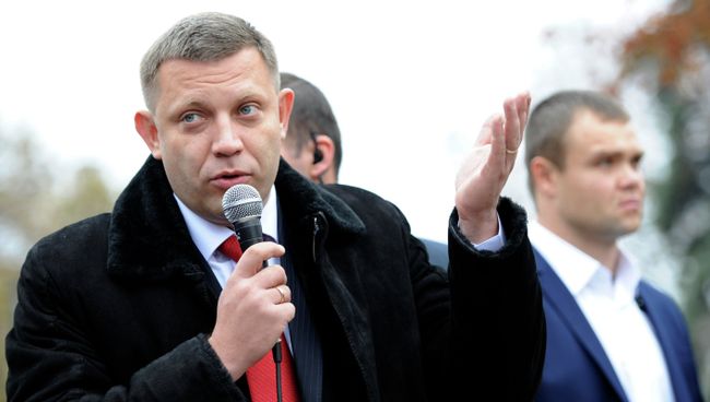 Глава Донецкой народной республики Александр Захарченко. Архивное фото Глава Донецкой народной республики Александр Захарченко. Архивное фото