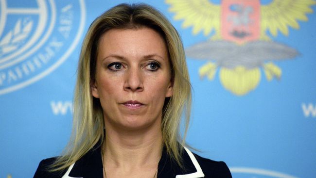 Официальный представитель министерства иностранных дел России Мария Захарова на брифинге по текущим вопросам внешней политики. Архивное фото