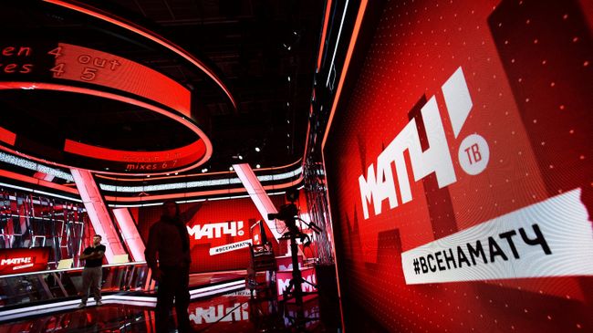 Ньюсрум телеканала Матч ТВ. Архивное фото