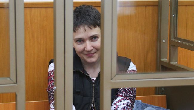 Украинская летчица Надежда Савченко. Архивное фото Украинская летчица Надежда Савченко. Архивное фото