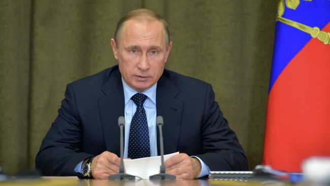 Президент России Владимир Путин. Архивное фото