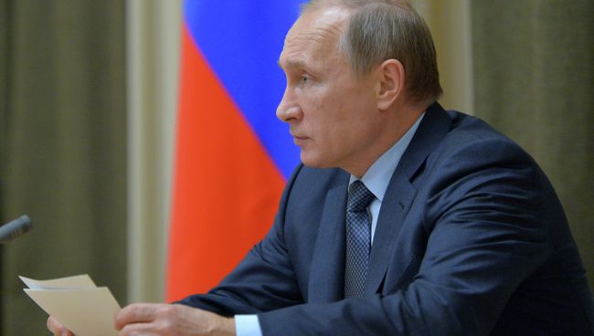 Президент России Владимир Путин. Архивное фото Президент России Владимир Путин. Архивное фото