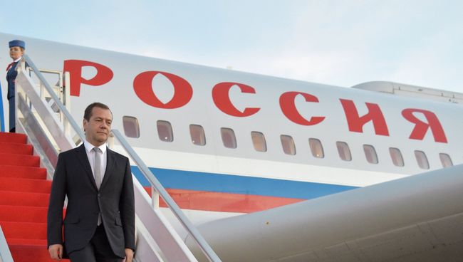 Премьер-министр РФ Д.Медведев прибыл в Королевство Камбоджа с рабочим визитом