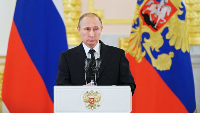 Президент России Владимир Путин. Архивное фото Президент России Владимир Путин. Архивное фото