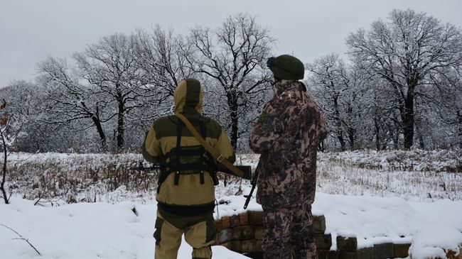 Военнослужащие Народной милиции ЛНР. Архивное фото Военнослужащие Народной милиции ЛНР. Архивное фото