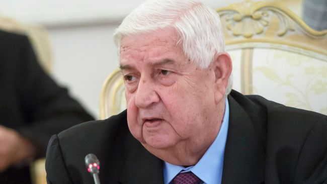 Министр иностранных дел и по делам эмигрантов Сирийской Арабской Республики Валид Муаллем Министр иностранных дел и по делам эмигрантов Сирийской Арабской Республики Валид Муаллем