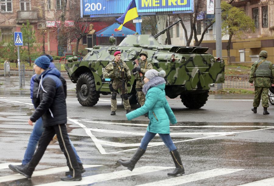 Усиление мер безопасности в Мариуполе