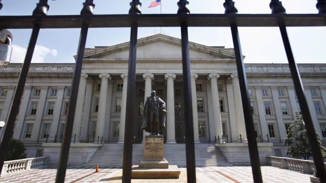 Здание Министерства финансов США в Вашингтоне