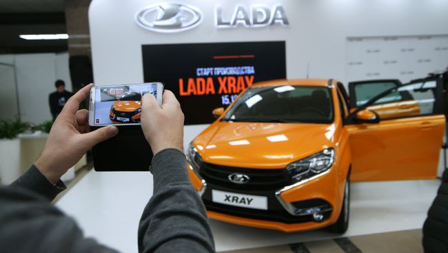 Автомобиль LADA X-Ray. Архивное фото Автомобиль LADA X-Ray. Архивное фото