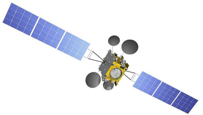 AMOS-5 - коммерческий геостационарный телекоммуникационный спутник среднего класса, принадлежащий израильскому спутниковому оператору Spacecom AMOS-5 - коммерческий геостационарный телекоммуникационный спутник среднего класса, принадлежащий израильскому спутниковому оператору Spacecom