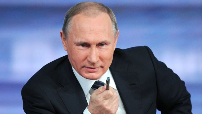 Одиннадцатая ежегодная большая пресс-конференция президента России Владимира Путина Одиннадцатая ежегодная большая пресс-конференция президента России Владимира Путина