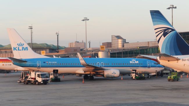 Самолет KLM 