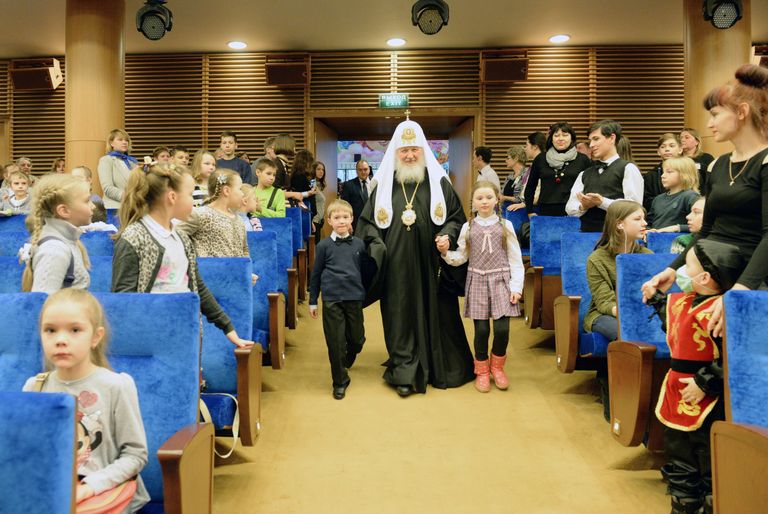 Патриаршая Рождественская елка в Государственном Кремлевском дворце Патриаршая Рождественская елка в Государственном Кремлевском дворце