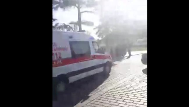 Первые кадры из района взрыва в Стамбуле. ВИДЕО Первые кадры из района взрыва в Стамбуле. ВИДЕО
