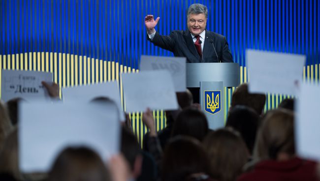Президент Украины Петр Порошенко. Архивное фото