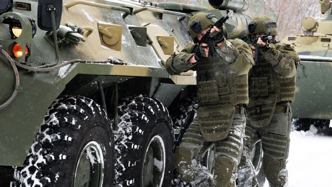 Учения штурмового батальона инженерных войск ВС РФ. Архивное фото