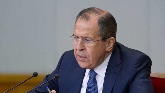Министр иностранных дел России Сергей Лавров. Архивное фото