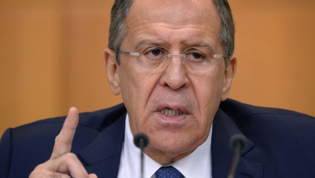 Министр иностранных дел России Сергей Лавров. Архивное фото
