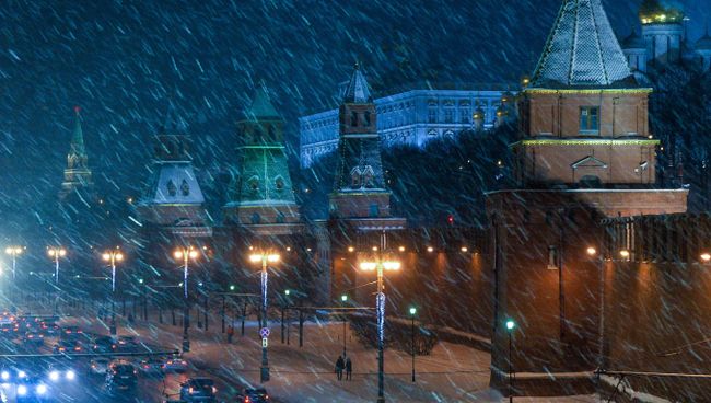 Вид на Московский Кремль. Архивное фото