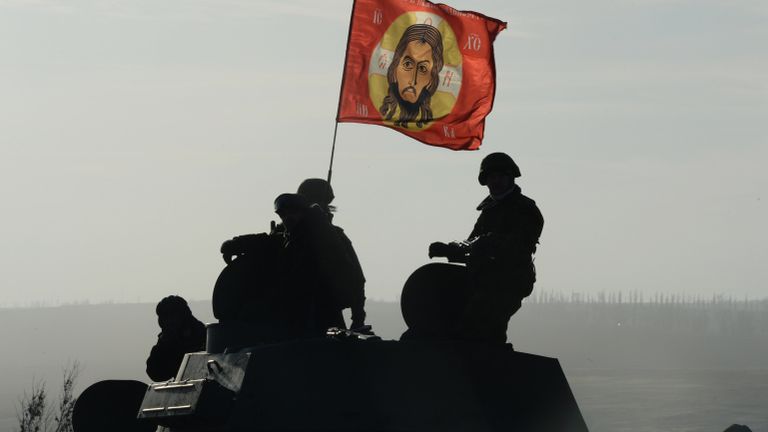 Отвод колонны тяжелой военной техники ДНР из Донецкой области Отвод колонны тяжелой военной техники ДНР из Донецкой области