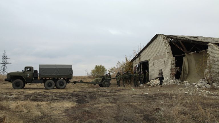 Отвод военной техники в ДНР Отвод военной техники в ДНР