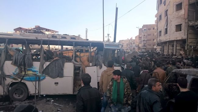Последствия двойного теракта в шиитском квартале Саида Зайнаб в Дамаске Последствия двойного теракта в шиитском квартале Саида Зайнаб в Дамаске