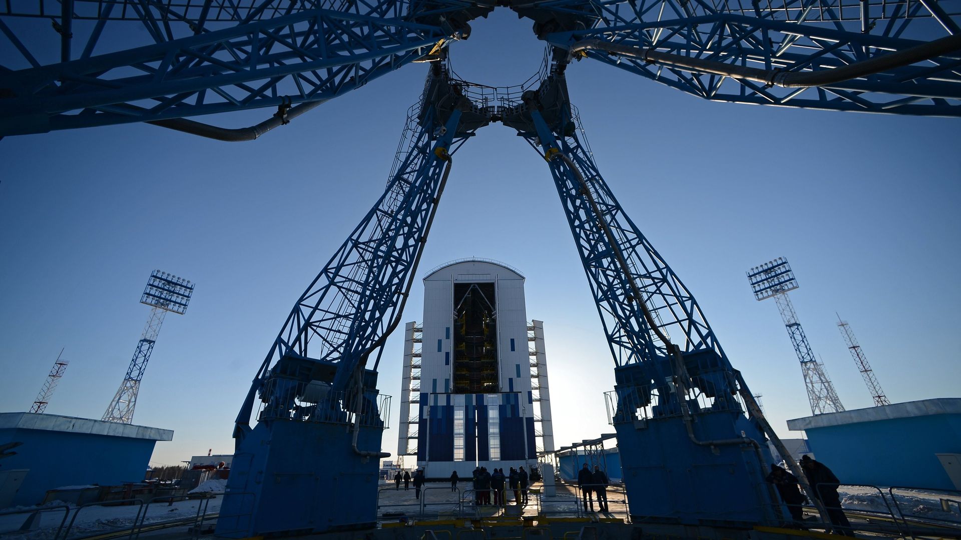 Стартовый комплекс космодрома Восточный в Амурской области Стартовый комплекс космодрома Восточный в Амурской области - РИА Новости, 1920, 04.07.2025